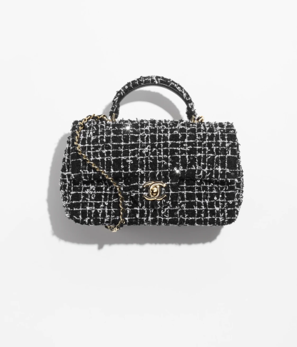 MINI FLAP BAG WITH TOP HANDLE